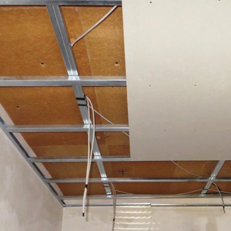 Isolamento in legno FiberTherm per isolamento controsoffitto